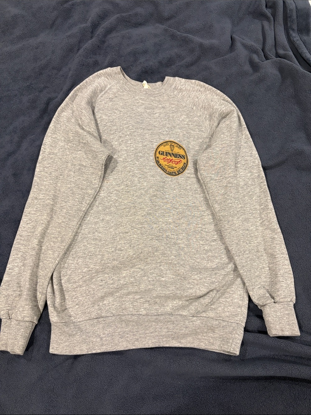 Vintage Guinness Grey Crewneck Sweatshirt
